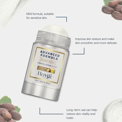 Retinol Hyaluronic Acid Stick firming serum tube with white cap Hoygi label on Tampa Home & Garden Store