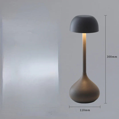 Touch Dimmable Mushroom Table Lamp | Portable Rechargeable Desk Night Light