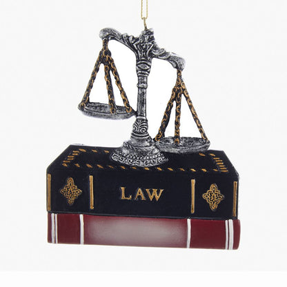Scales of Justice Lawyer Ornament - Tampa Home & Garden Store