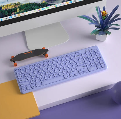 Purple wireless keyboard and longboard-style mouse set from FLIPSTYLEZLLC, ultrathin kit on Tampa Home & Garden Store