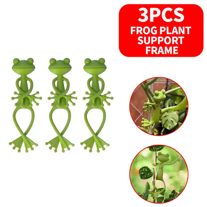 Green Frog Plant Stakes and Garden Holders