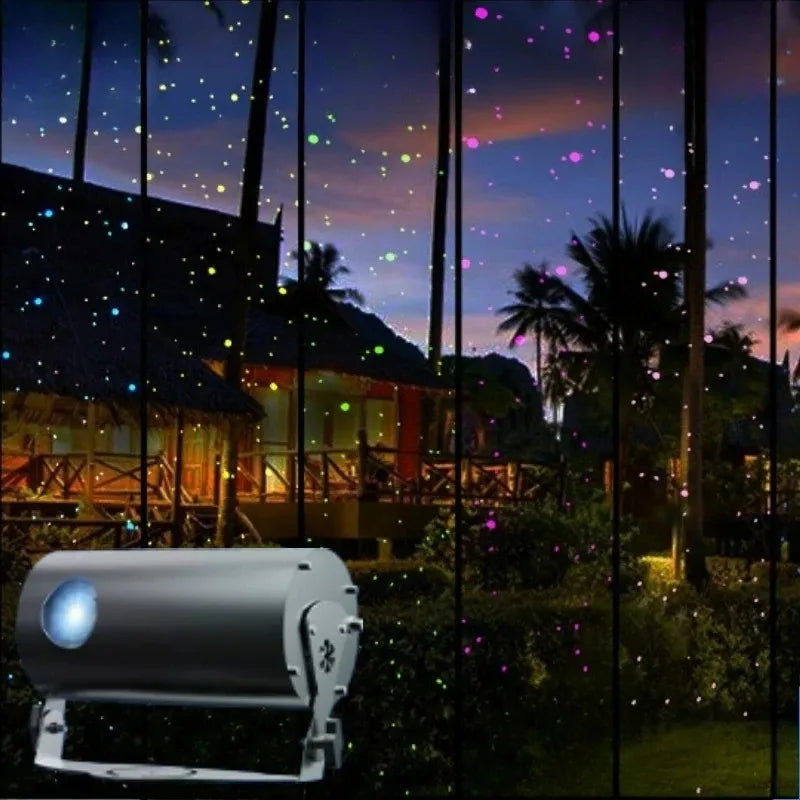 Perfecsy Dynamic Firefly Projection Lamp outdoor decor with remote, waterproof metal body on Tampa Home & Garden Store
