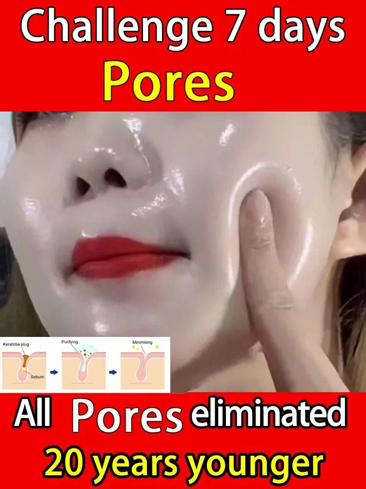 Silcy Skin Skin Texture pore refining facial serum model with glossy white facial mask on Tampa Home & Garden Store