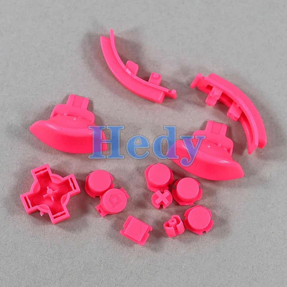 Pink Nintendo Switch Lite replacement button set with L R ZL ZR and plus minus keys, D-pad components on Tampa Home & Garden Store
