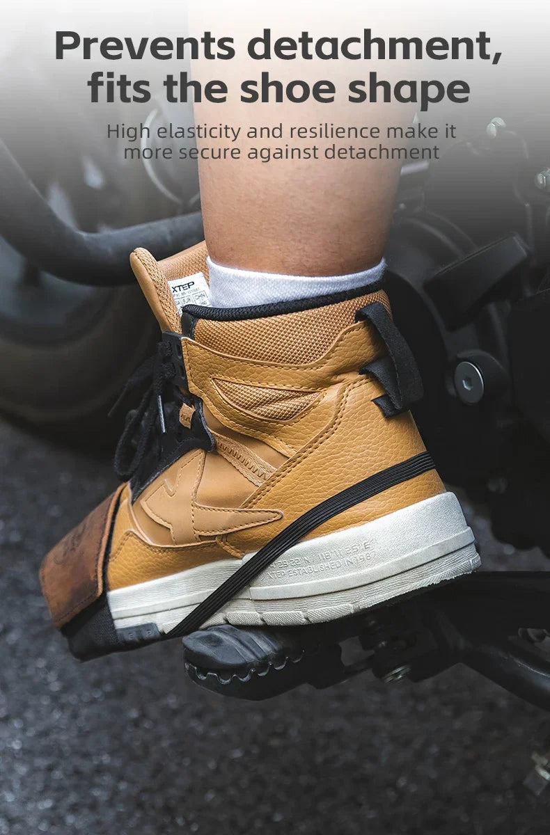 ROCKBROS motorcycle shift lever shoe cover in leather nonslip wear-resistant by BikerZoneZ on Tampa Home & Garden Store