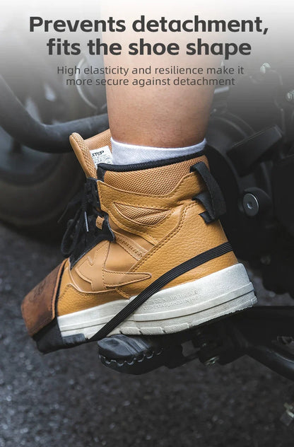 ROCKBROS motorcycle shift lever shoe cover in leather nonslip wear-resistant by BikerZoneZ on Tampa Home & Garden Store