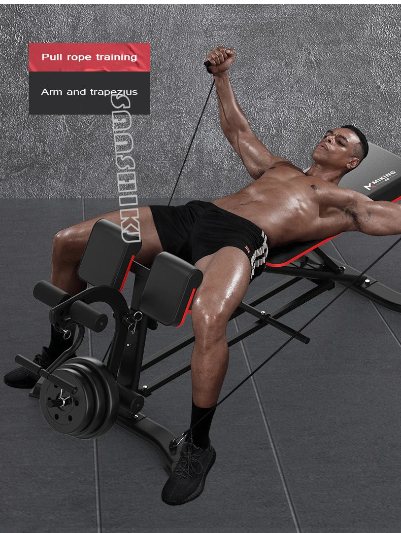 Weightlifting bench with adjustable incline and leg attachment by UpTrend Deals on Tampa Home & Garden Store