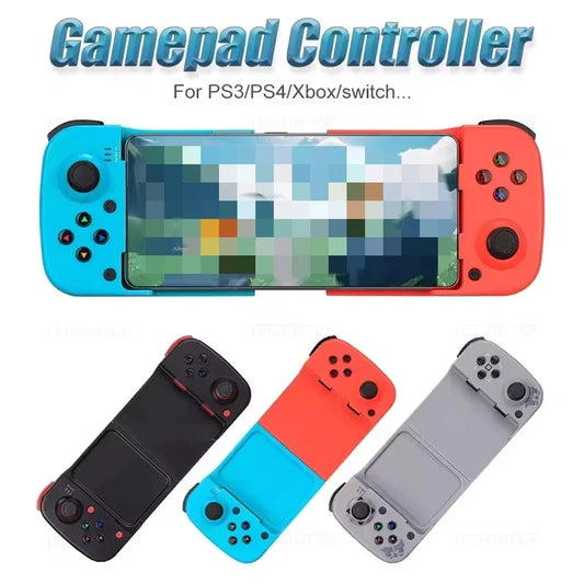 D3 Gamepad Wireless BT5.0 controller blue/red split design for PS4/Switch/PC FLIPSTYLEZLLC Store on Tampa Home & Garden Store