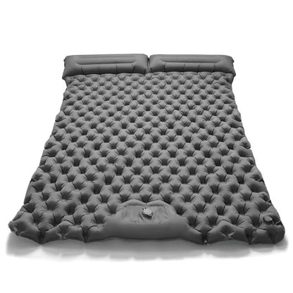 Outdoor Double Inflatable Mattress Extra Wide Camping Sleeping Pad Ultralight Bed