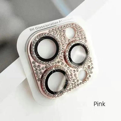 Diamond Metal Camera Lens Protector for IPhone
