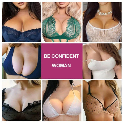 Breast enlargement essential oil Silcy Skin collage of 8 lace bras with plunging cleavage on Tampa Home & Garden Store
