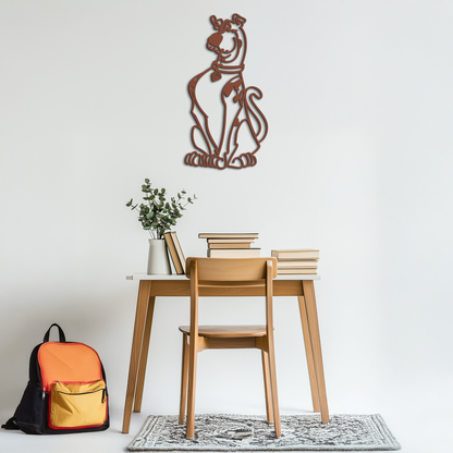 Scooby-Doo Metal Wall Art – Iconic Cartoon Character Silhouette for Fans- KAF657 - Tampa Home & Garden Store