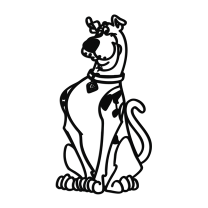 Scooby-Doo Metal Wall Art – Iconic Cartoon Character Silhouette for Fans- KAF657 - Tampa Home & Garden Store
