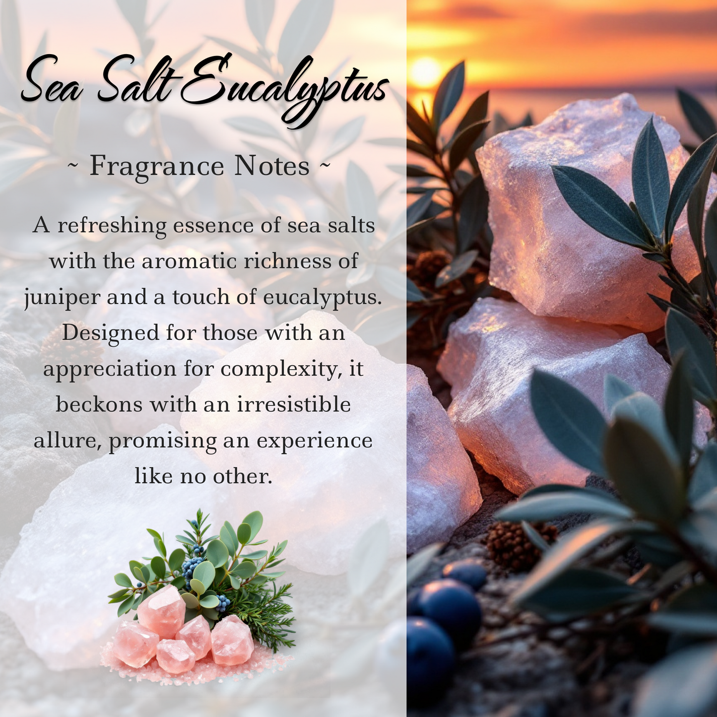 Scorpio Zodiac Crystal-Enhanced Reed Oil Diffuser, Sea Salt & Eucalyptus Scent, 100ml - Tampa Home & Garden Store
