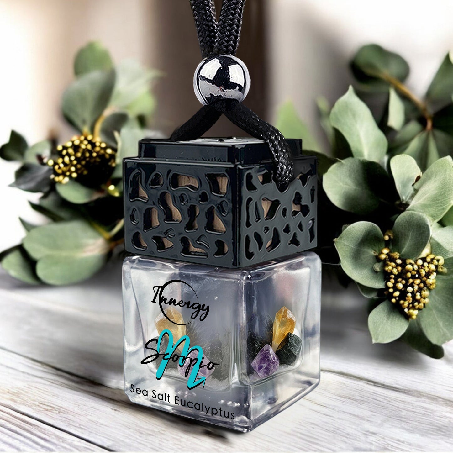 Scorpius Zodiac Crystal-Enhanced Oil Diffuser, Car Air Freshener, 8ml - Tampa Home & Garden Store