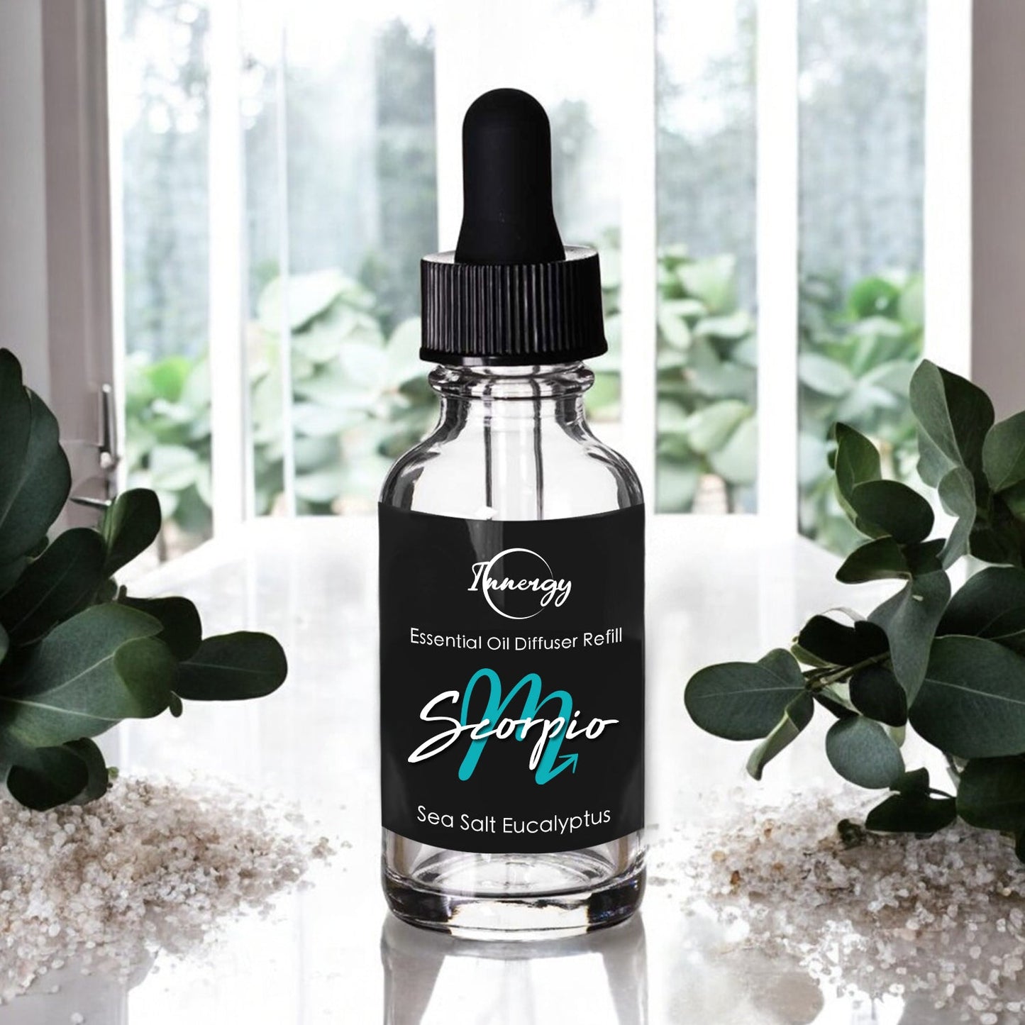 Scorpius Zodiac Crystal-Enhanced Oil Diffuser, Car Air Freshener, 8ml - Tampa Home & Garden Store