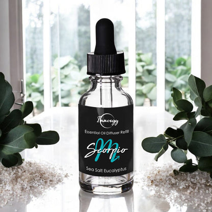 Scorpius Zodiac Crystal-Enhanced Oil Diffuser, Car Air Freshener, 8ml - Tampa Home & Garden Store