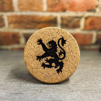 Scotland Inspired Laser Engraved Cork Coasters - Tampa Home & Garden Store
