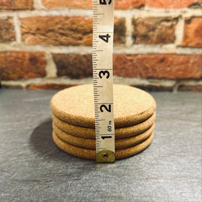 Scotland Inspired Laser Engraved Cork Coasters - Tampa Home & Garden Store