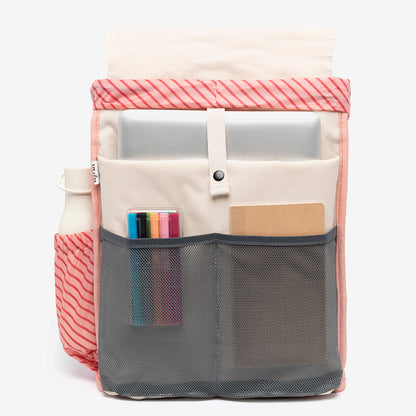 Backpack Kaut in ecru 19L Lefrik USA with front mesh pockets and side bottle pocket on Tampa Home & Garden Store