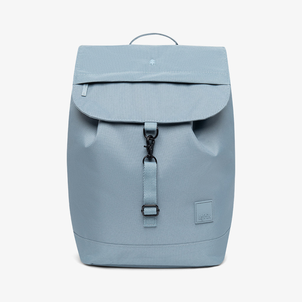 Kaut Backpack Stone Blue by Lefrik USA, 19.2 L, flap with front buckle, 14in laptop sleeve on Tampa Home & Garden Store
