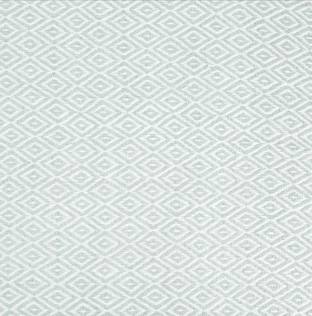 Mallorca Tassel Throw Mint Geometric Cotton