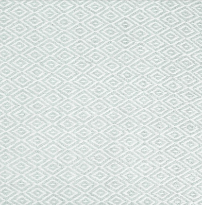 Mallorca Tassel Throw Mint Geometric Cotton