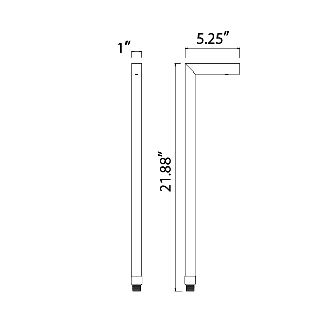 Aspen Black Brass Path Light Low Voltage Outdoor Lighting