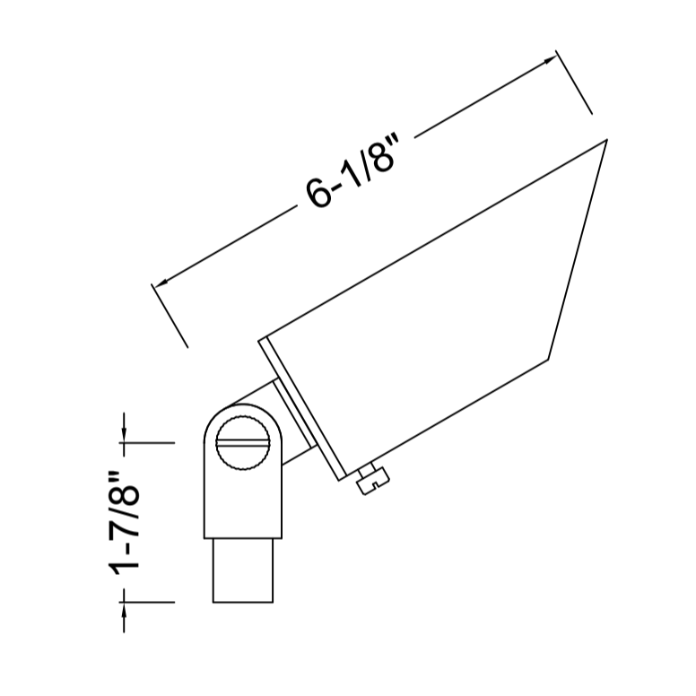 Éclairage extérieur basse tension Cuprum Copper Spotlight