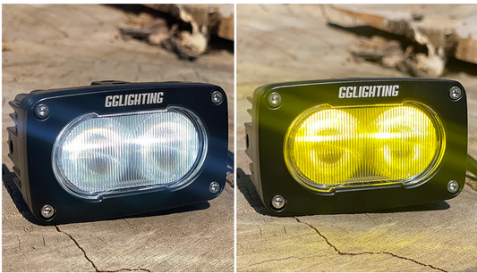 GP10 Offroad LED Pod Bundle Dual Color With Free Wiring Harness - Tampa Home & Garden Store