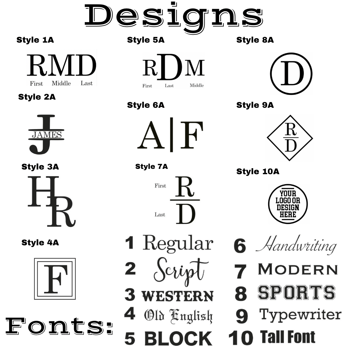 Texas A&M Leather Golf Tee Holder font options by Ryan's Woodworking in Golf Bag Covers catalog on Tampa Home & Garden Store