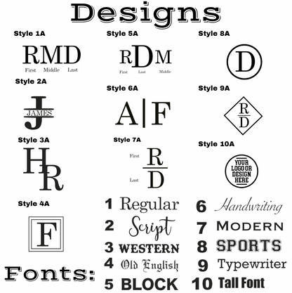 Texas A&M Leather Golf Tee Holder font options by Ryan's Woodworking in Golf Bag Covers catalog on Tampa Home & Garden Store
