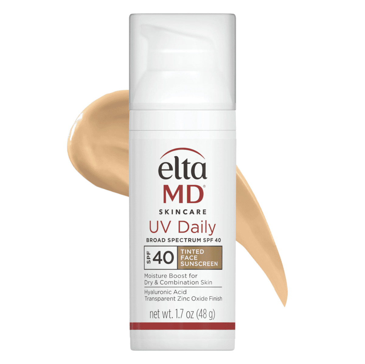 EltaMD UV Daily tinted broad-spectrum SPF 40 sunscreen, 1.7 oz bottle with EltaMD logo on Tampa Home & Garden Store