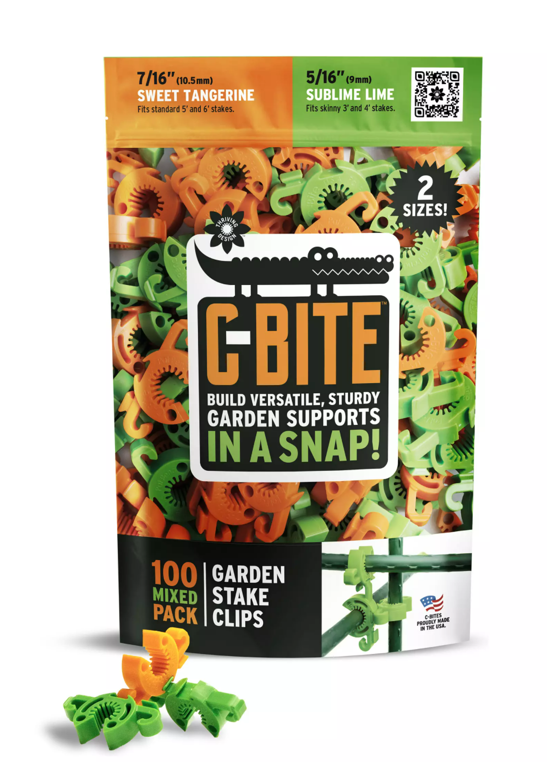 C-BITE Garden Stake Clips