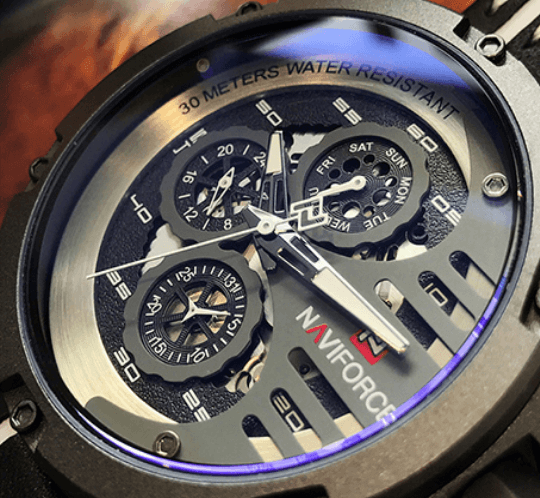 Stevvex ST1N400MMF men's watch with subdials 30m water resistant on Tampa Home & Garden Store