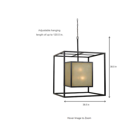 World Imports Hilden 12 Light Square Pendant