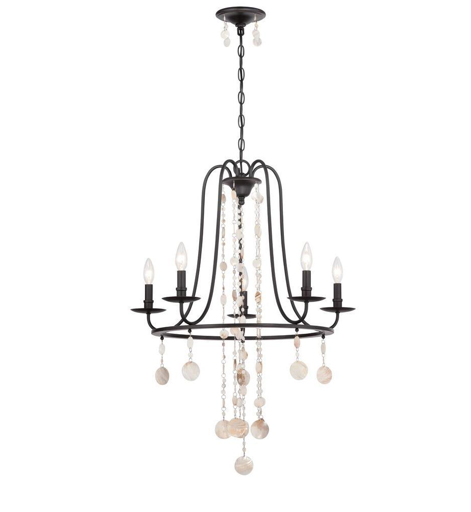 Matira 5 Light Oil Rubbed Bronze Chandelier