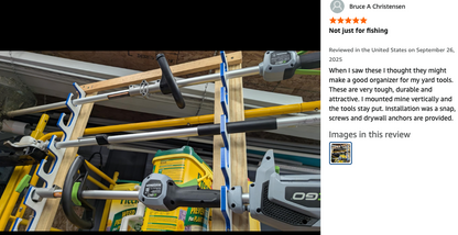 Wall and Ceiling Fishing Rod Rack Holder