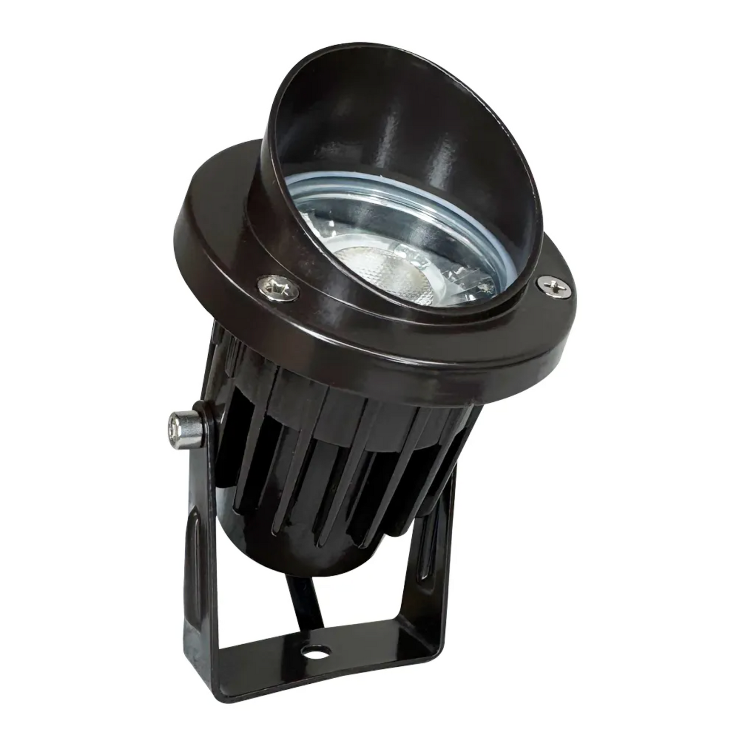 Foco LED direccional para exteriores CD75 de 7 W y bajo voltaje con haz estrecho