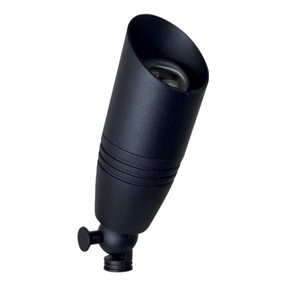 DL05 12V LED outdoor aluminum spotlight black, adjustable Kings Outdoor Lighting flood/spot light on Tampa Home & Garden Store