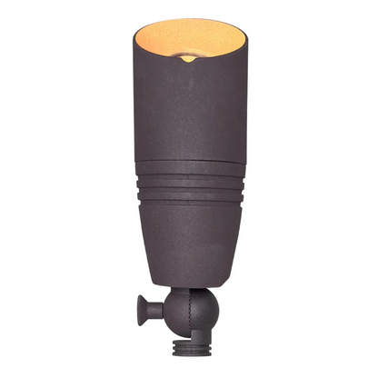 DL05 12V LED Aluminum Spotlight 5W in dark bronze, Kings Outdoor Lighting, adjustable flood on Tampa Home & Garden Store
