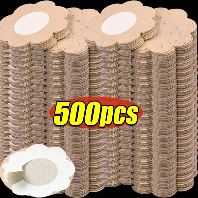 Nipple cover stickers Silcy Skin pasties disposable padding 500pcs on Tampa Home & Garden Store on Tampa Home & Garden Store