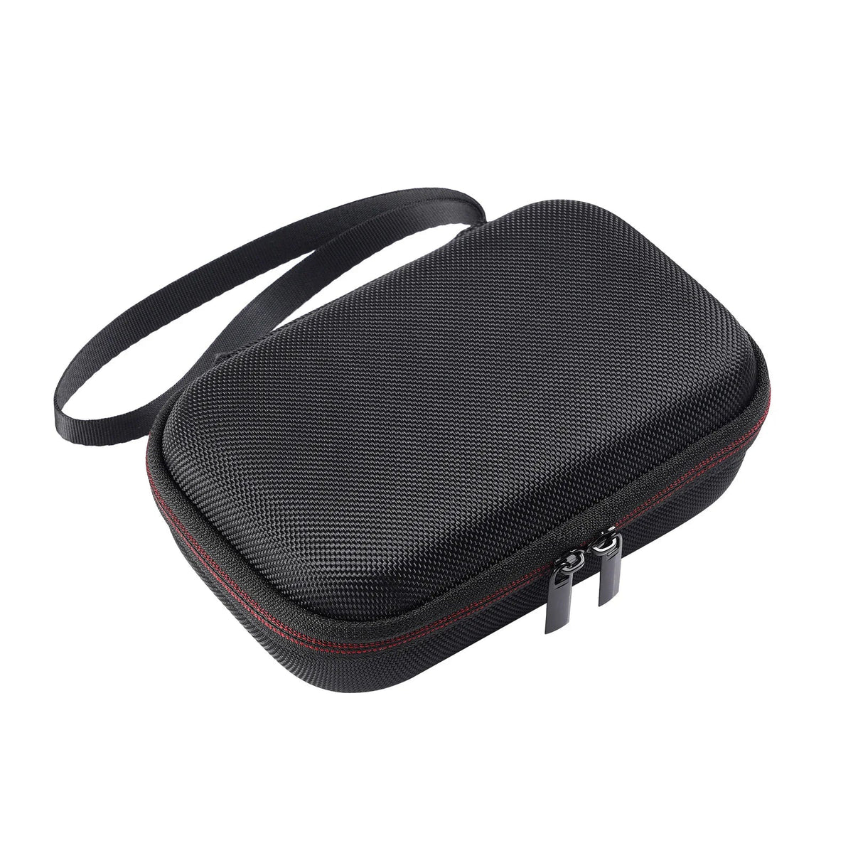 Hard shell case for Anbernic RG40XXV handheld console, black fabric, dual zipper on Tampa Home & Garden Store