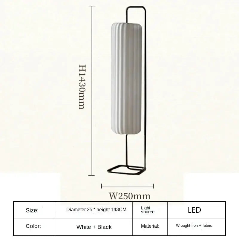 DecorBites Japanese Style LED Floor Lamp