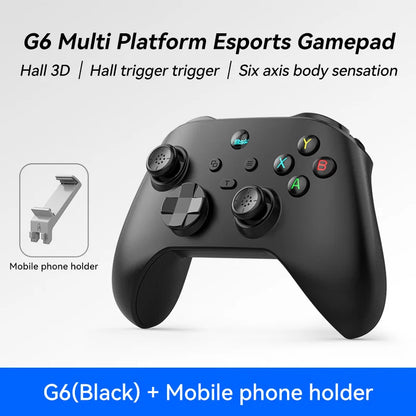 G6 wireless game controller black with hall trigger and joysticks, with mobile phone holder on Tampa Home & Garden Store