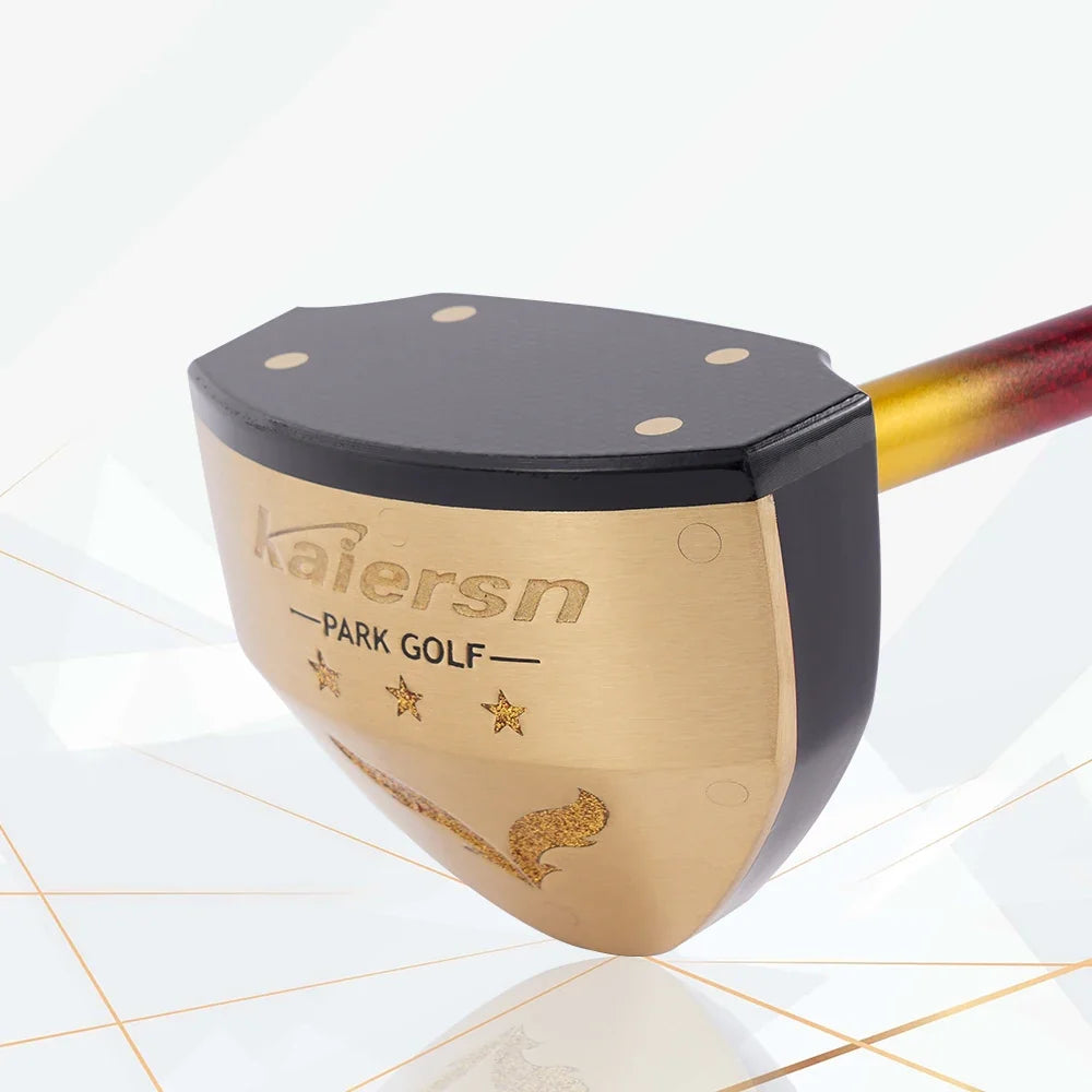 Park Golf Club head with copper-gold finish and black crown, carbon fiber shaft on Tampa Home & Garden Store
