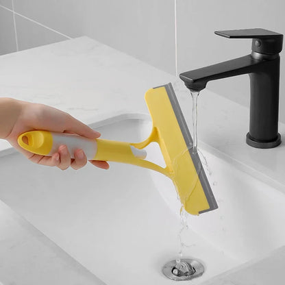 3-in-1 Window Squeegee with Spray Bottle & Microfiber Scrubber, yellow handle UpTrend Deals on Tampa Home & Garden Store