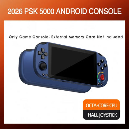 PSK5000 handheld game console blue chassis with octa-core CPU and hall joystick on Tampa Home & Garden Store