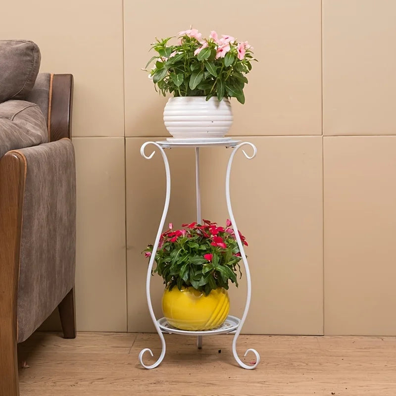European Metal Flower Stand for Home Garden