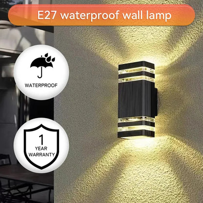 LED Outdoor Waterproof Wall Light | E27 Exterior Porch Stair Lamp Fixture